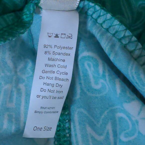 LuLaRoe Leggings in Mighty Irish Print Shamrock St Patrick's Day – One Size - Picture 8 of 8